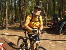 hein starting a mnt bike leg