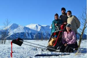 Sullivan's 1st skitrip in Atlin